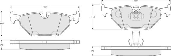 Procodis France PF1321 - Kit pastiglie freno, Freno a disco autozon.pro