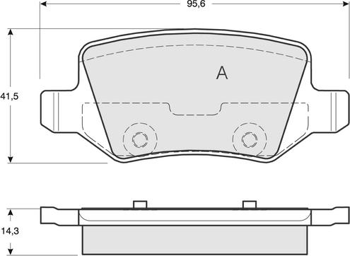 Procodis France PF1290 - Kit pastiglie freno, Freno a disco autozon.pro