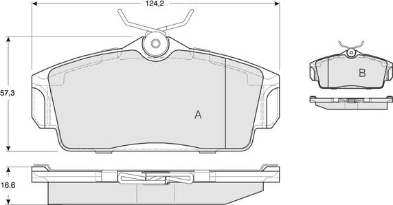 Procodis France PF1292 - Kit pastiglie freno, Freno a disco autozon.pro