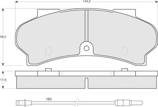 Procodis France PF1240 - Kit pastiglie freno, Freno a disco autozon.pro