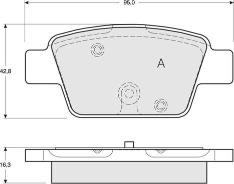 Procodis France PF1251 - Kit pastiglie freno, Freno a disco autozon.pro