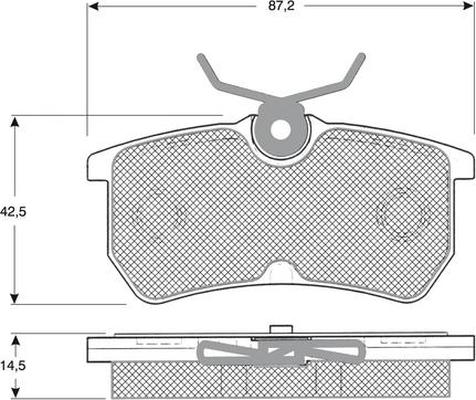 Procodis France PF1218 - Kit pastiglie freno, Freno a disco autozon.pro