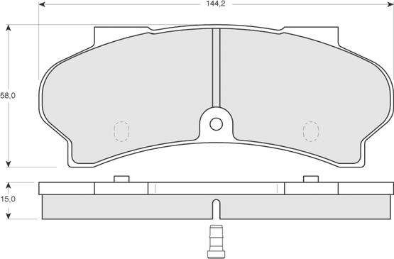 Procodis France PF1239 - Kit pastiglie freno, Freno a disco autozon.pro