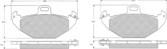 Procodis France PF1238 - Kit pastiglie freno, Freno a disco autozon.pro