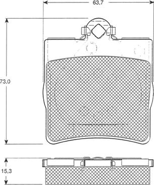 Procodis France PF1229 - Kit pastiglie freno, Freno a disco autozon.pro