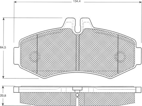 Procodis France PF1223 - Kit pastiglie freno, Freno a disco autozon.pro