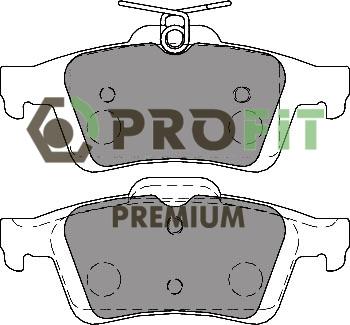 Profit 5005-1931 - Kit pastiglie freno, Freno a disco autozon.pro