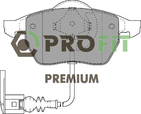 Profit 5005-1463 - Kit pastiglie freno, Freno a disco autozon.pro