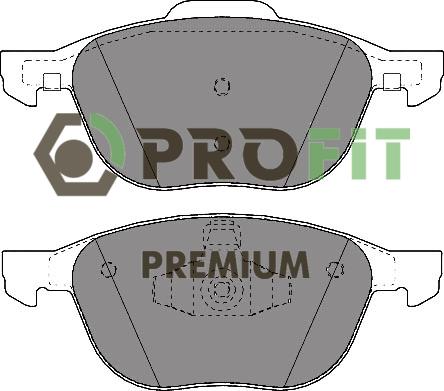 Profit 5005-1594 - Kit pastiglie freno, Freno a disco autozon.pro