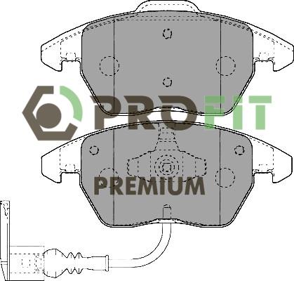 Profit 5005-1641 - Kit pastiglie freno, Freno a disco autozon.pro