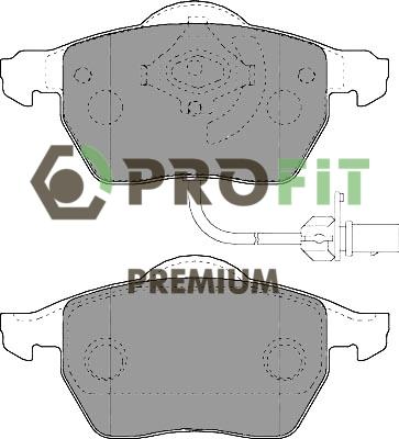 Profit 5005-1717 - Kit pastiglie freno, Freno a disco autozon.pro