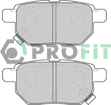 Profit 5000-4042 - Kit pastiglie freno, Freno a disco autozon.pro