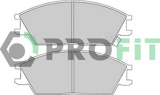 Profit 5000-0435 - Kit pastiglie freno, Freno a disco autozon.pro