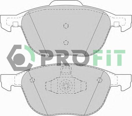 Profit 5000-1594 - Kit pastiglie freno, Freno a disco autozon.pro