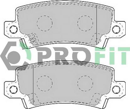 Profit 5000-1574 C - Kit pastiglie freno, Freno a disco autozon.pro