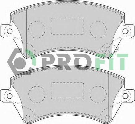 Profit 5000-1573 - Kit pastiglie freno, Freno a disco autozon.pro