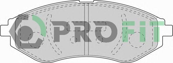 Profit 5000-1699 C - Kit pastiglie freno, Freno a disco autozon.pro