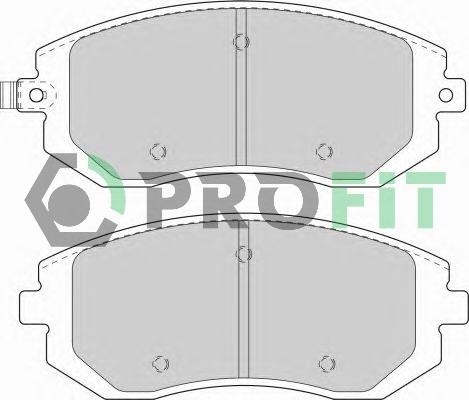 Profit 5000-1639 - Kit pastiglie freno, Freno a disco autozon.pro