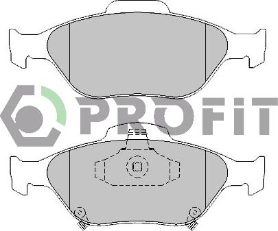 Profit 5000-1890 - Kit pastiglie freno, Freno a disco autozon.pro