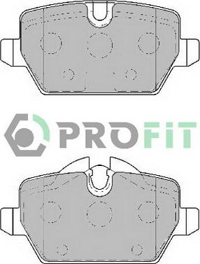 Profit 5000-1806 C - Kit pastiglie freno, Freno a disco autozon.pro