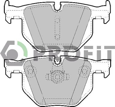 Profit 5000-1748 - Kit pastiglie freno, Freno a disco autozon.pro