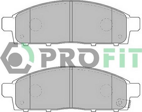 Profit 5000-2016 - Kit pastiglie freno, Freno a disco autozon.pro
