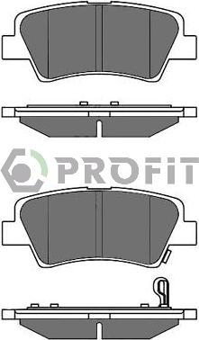 Profit 5000-2023 C - Kit pastiglie freno, Freno a disco autozon.pro