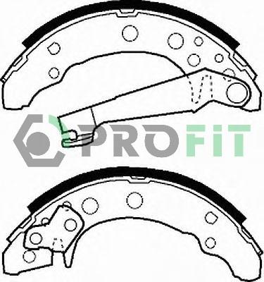 Profit 5001-0191 - Kit ganasce freno autozon.pro