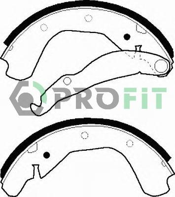 Profit 5001-0198 - Kit ganasce freno autozon.pro