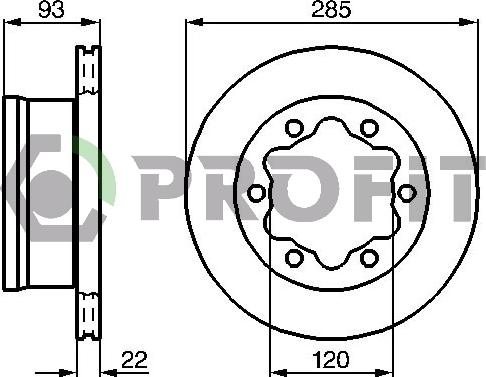 Profit 5010-0191 - Discofreno autozon.pro