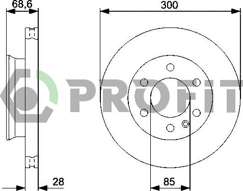 Profit 5010-0310 - Discofreno autozon.pro