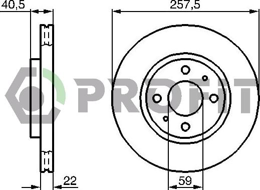 Profit 5010-0762 - Discofreno autozon.pro