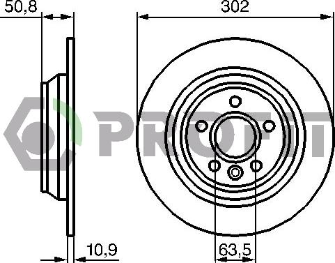 Profit 5010-1635 - Discofreno autozon.pro