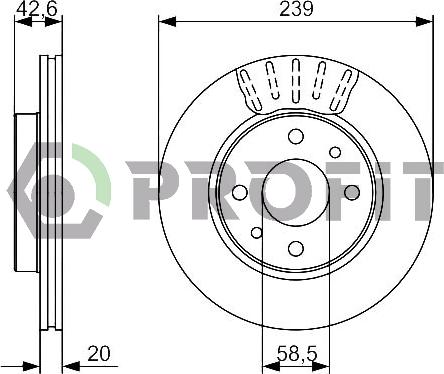 Profit 5010-1142 - Discofreno autozon.pro