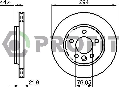 Profit 5010-1286 - Discofreno autozon.pro