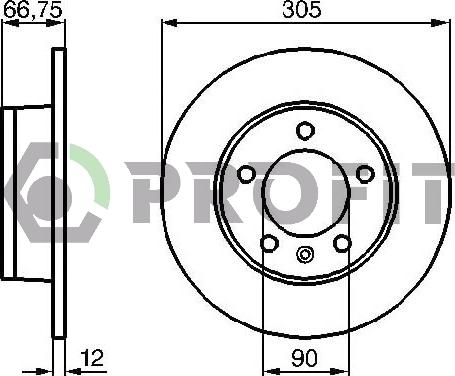 Profit 5010-1272 - Discofreno autozon.pro