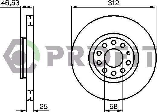 Profit 5010-1707 - Discofreno autozon.pro