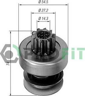 Profit 1910-8242 - Pignone, Motorino d'avviamento autozon.pro