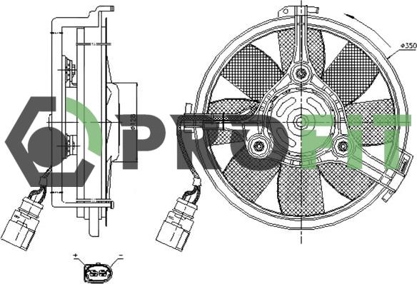 Profit 1850-0004 - Ventola, Raffreddamento motore autozon.pro