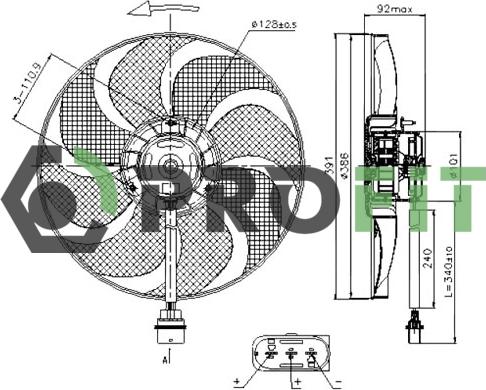 Profit 1850-0019 - Ventola, Raffreddamento motore autozon.pro