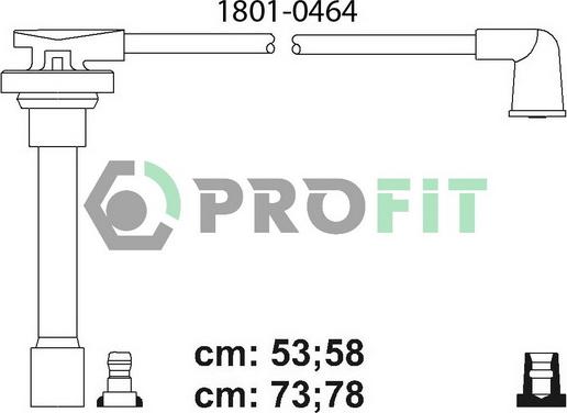 Profit 1801-0464 - Kit cavi accensione autozon.pro