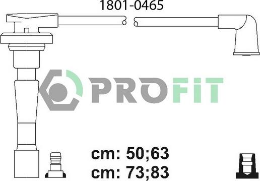 Profit 1801-0465 - Kit cavi accensione autozon.pro