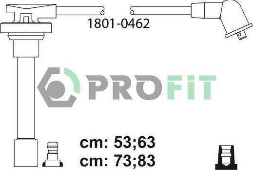 Profit 1801-0462 - Kit cavi accensione autozon.pro