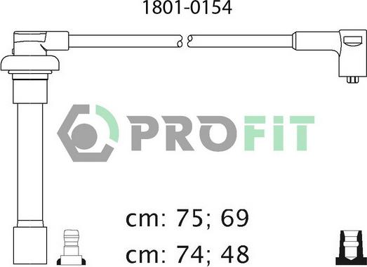 Profit 1801-0154 - Kit cavi accensione autozon.pro