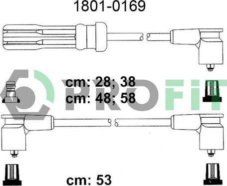 Profit 1801-0169 - Kit cavi accensione autozon.pro