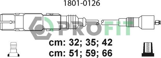 Profit 1801-0126 - Kit cavi accensione autozon.pro