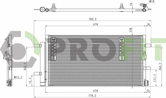 Profit 1770-0520 - Condensatore, Climatizzatore autozon.pro