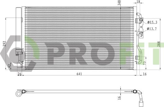 Profit 1770-0067 - Condensatore, Climatizzatore autozon.pro