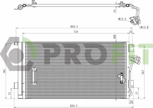 Profit 1770-0004 - Condensatore, Climatizzatore autozon.pro