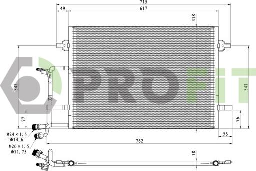 Profit 1770-0002 - Condensatore, Climatizzatore autozon.pro